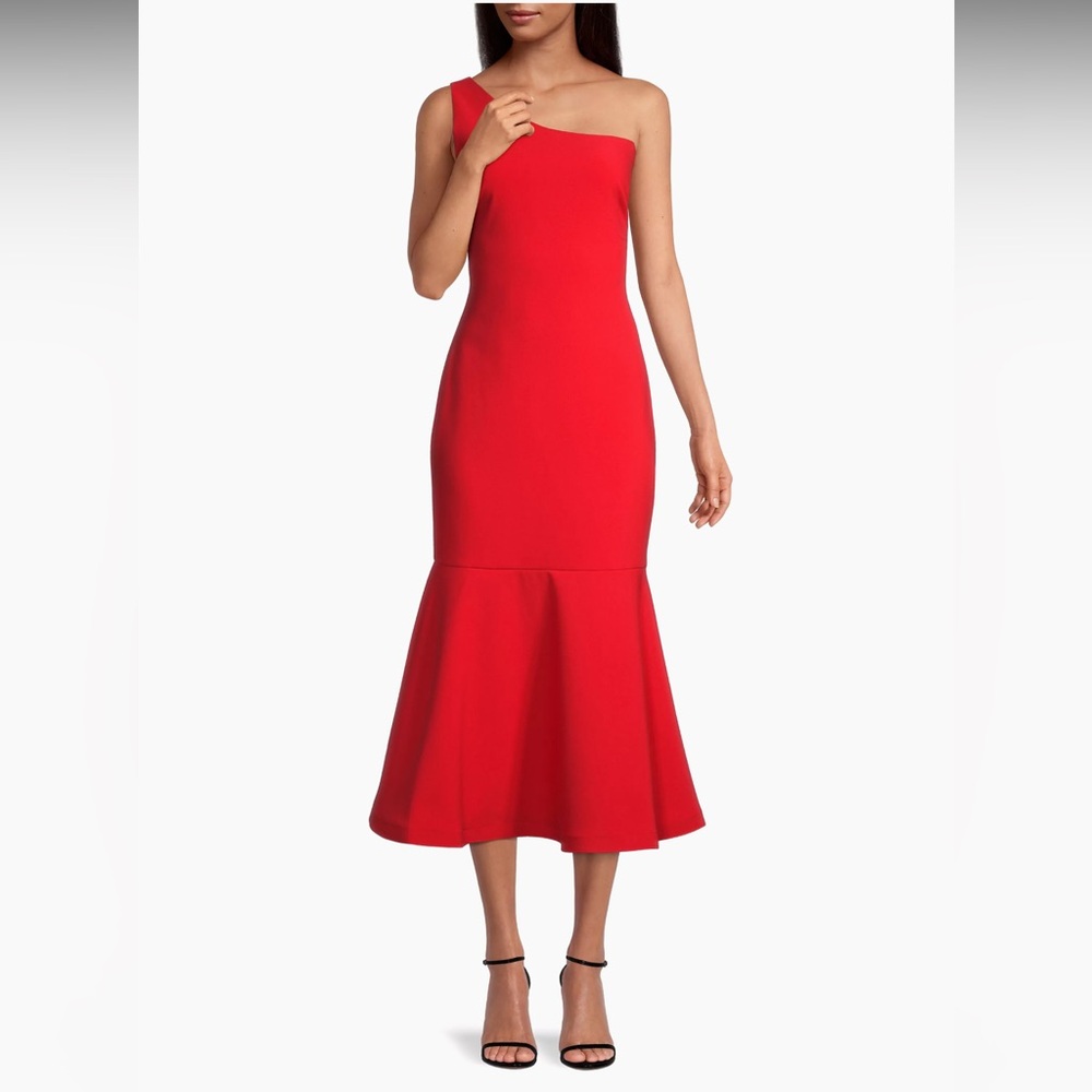 LIKELY Brighton One-Shoulder Gown red size 6